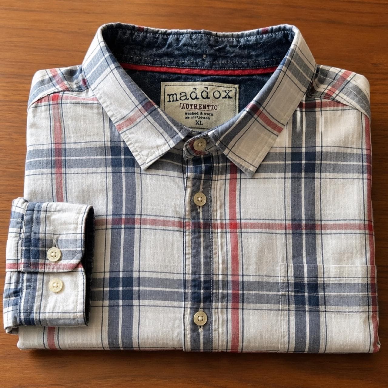 Maddox Authentic Men's Long Sleeve Button-Up Shirt — photo 3 of 4