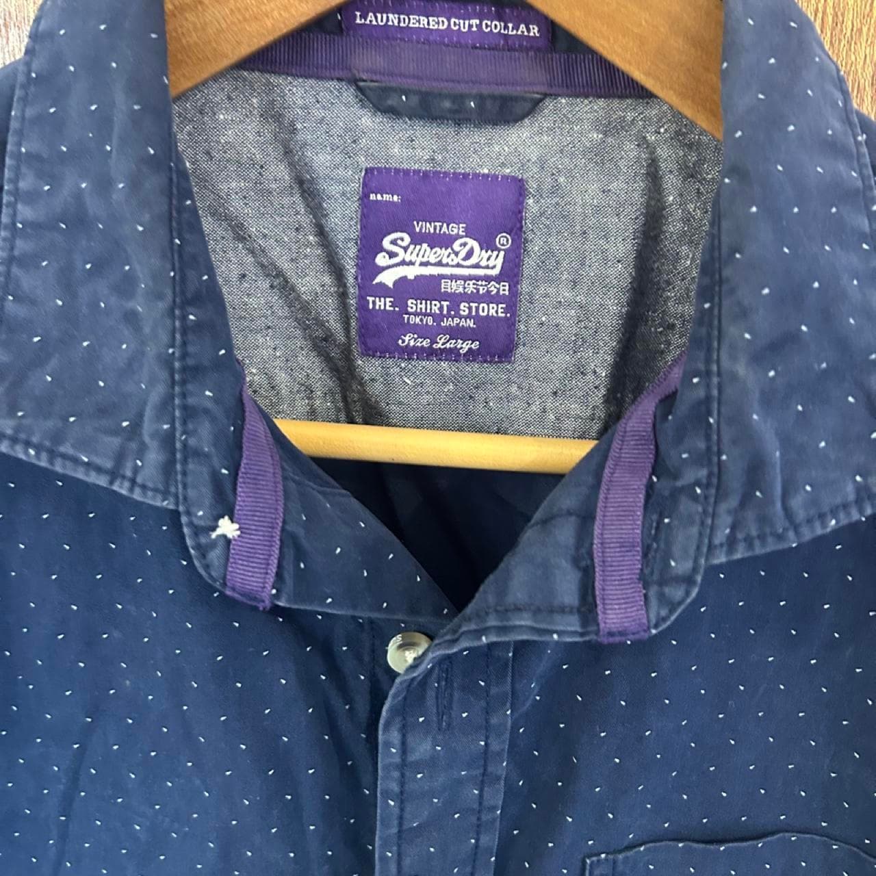 Superdry Vintage Shirt Store Long Sleeve Button Up Shirt — photo 3 of 4