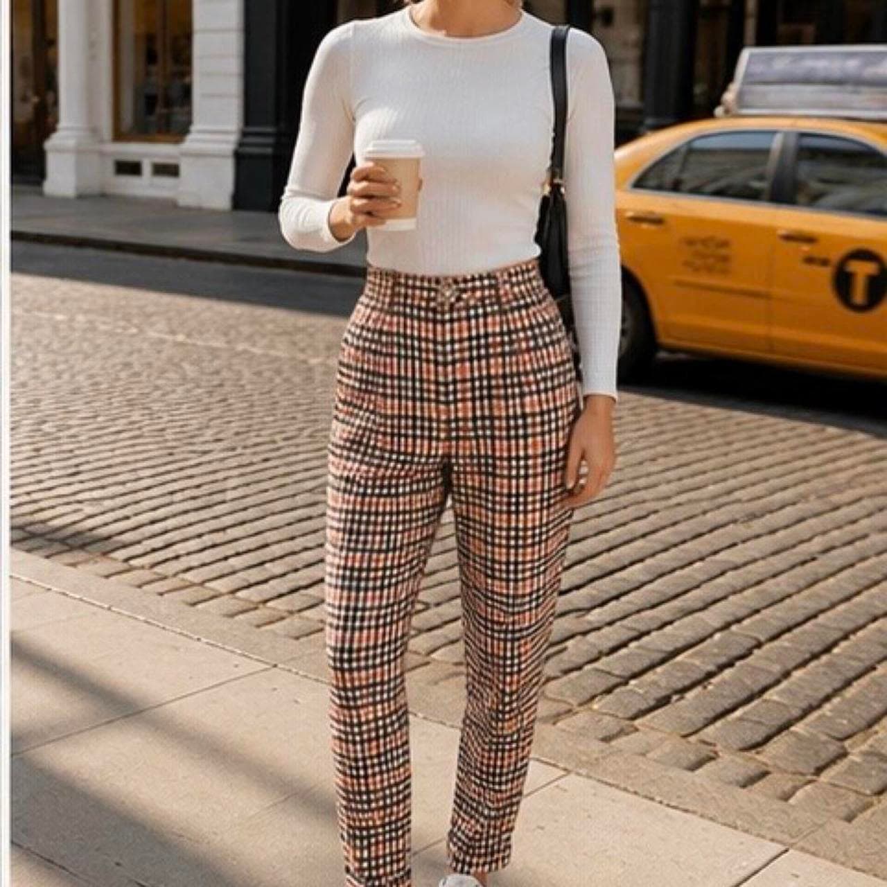 Dotti Women's Check Pattern Trousers — photo 1 of 7