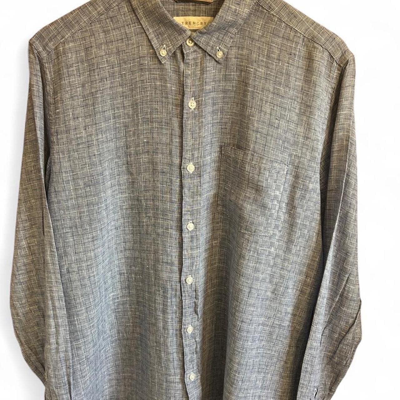 Trenery Men's Long Sleeve Linen Shirt — photo 1 of 4