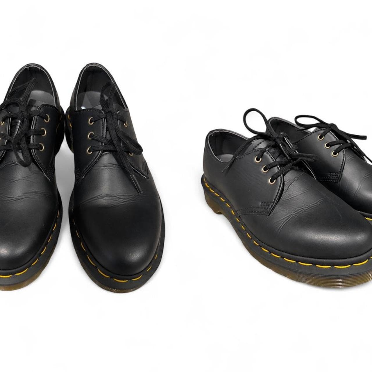 Dr. Martens Vegan 1461 Black Leather Oxford Shoes — photo 2 of 5