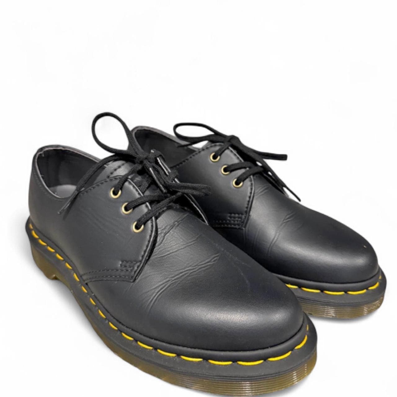 Dr. Martens Vegan 1461 Black Leather Oxford Shoes — photo 4 of 5