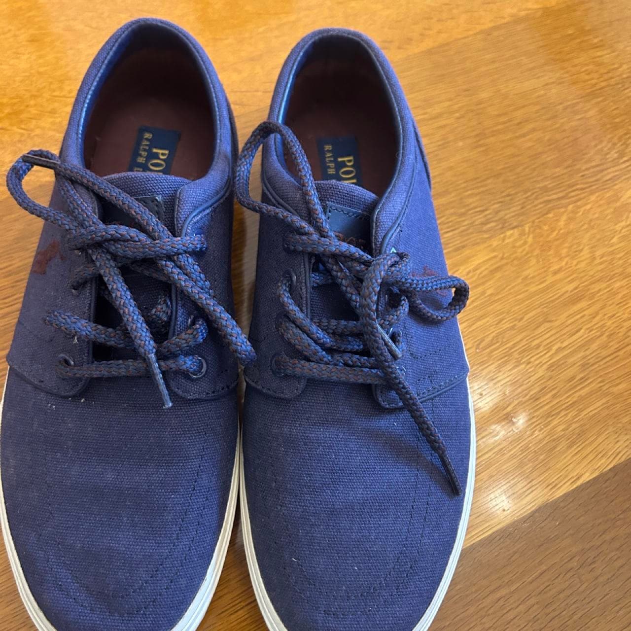 Polo Ralph Lauren Navy Canvas Sneakers — photo 5 of 5