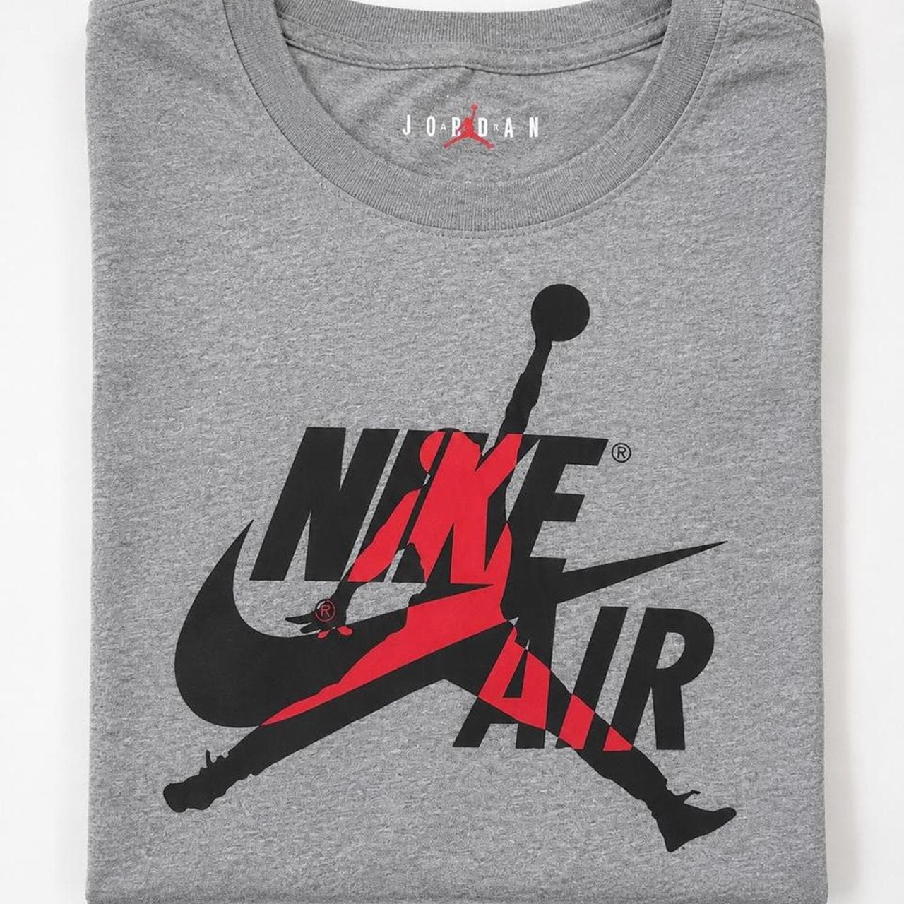 Jordan Air Graphic Short Sleeve T-Shirt Grey — photo 4 of 5