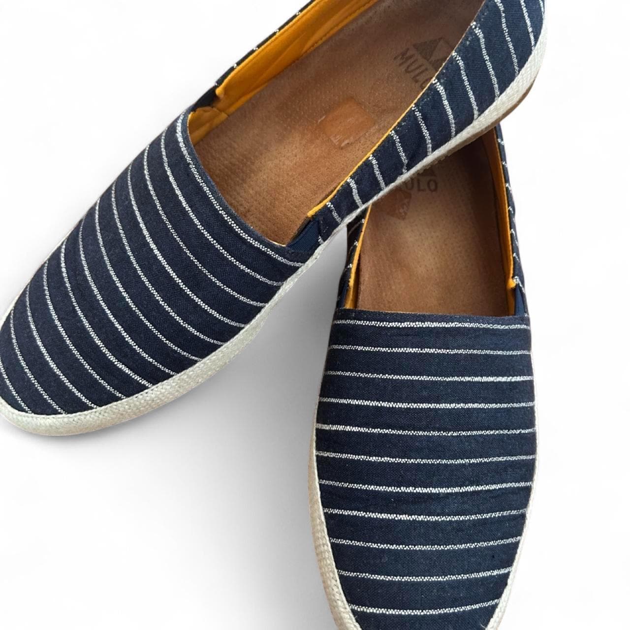 Mulo Men's Striped Espadrille Slip-On Shoes — photo 1 of 4