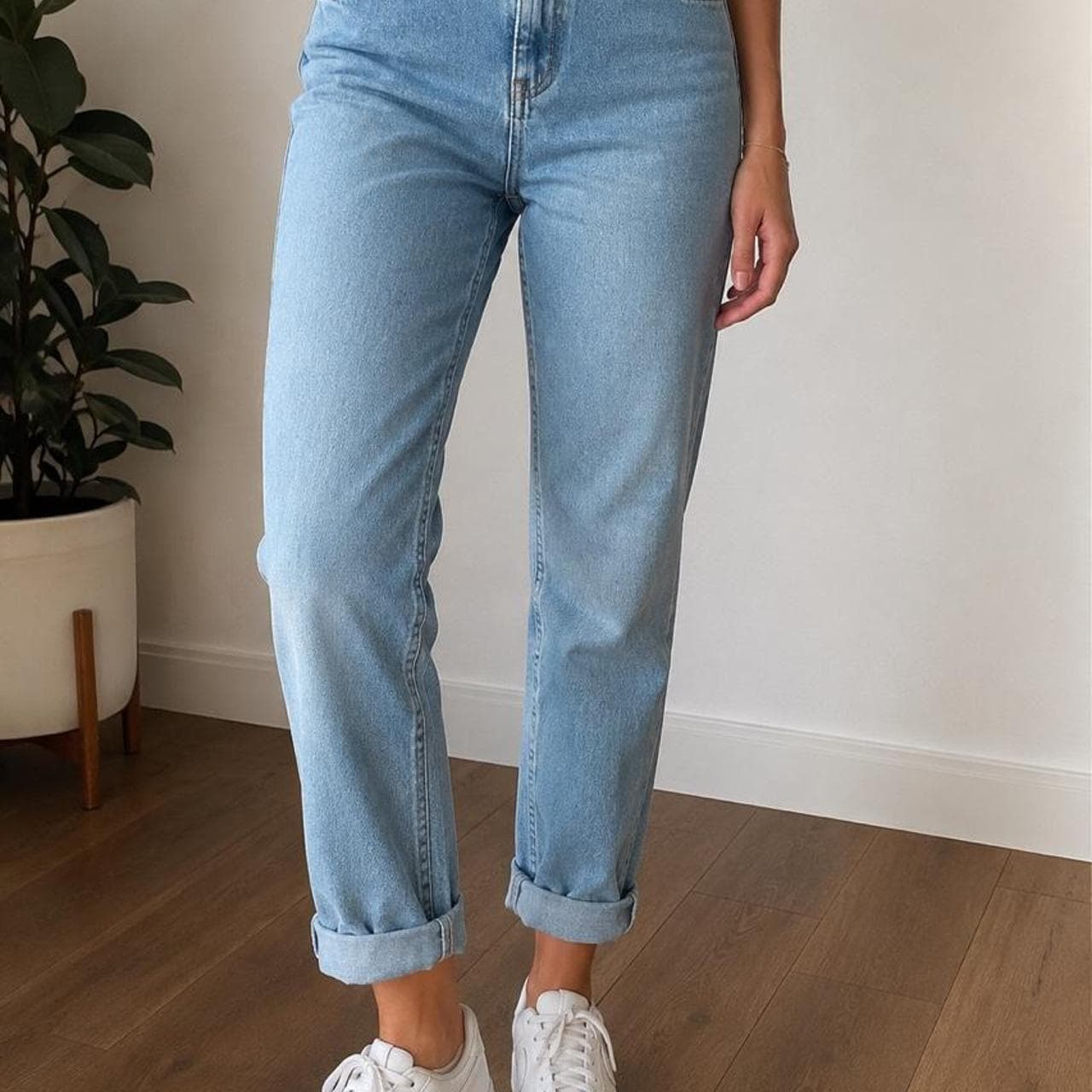 Zara Trafaluc Denimwear Blue Jeans — photo 1 of 5