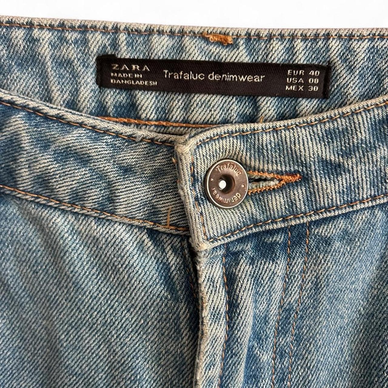 Zara Trafaluc Denimwear Blue Jeans — photo 5 of 5