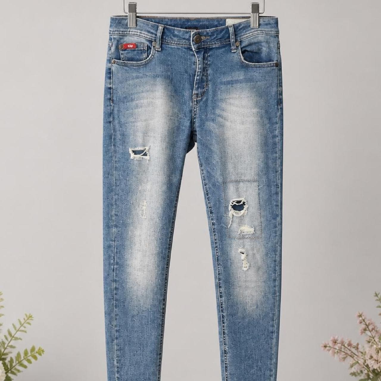 Vintage Lee Cooper Distressed Straight Leg Jeans — photo 2 of 6