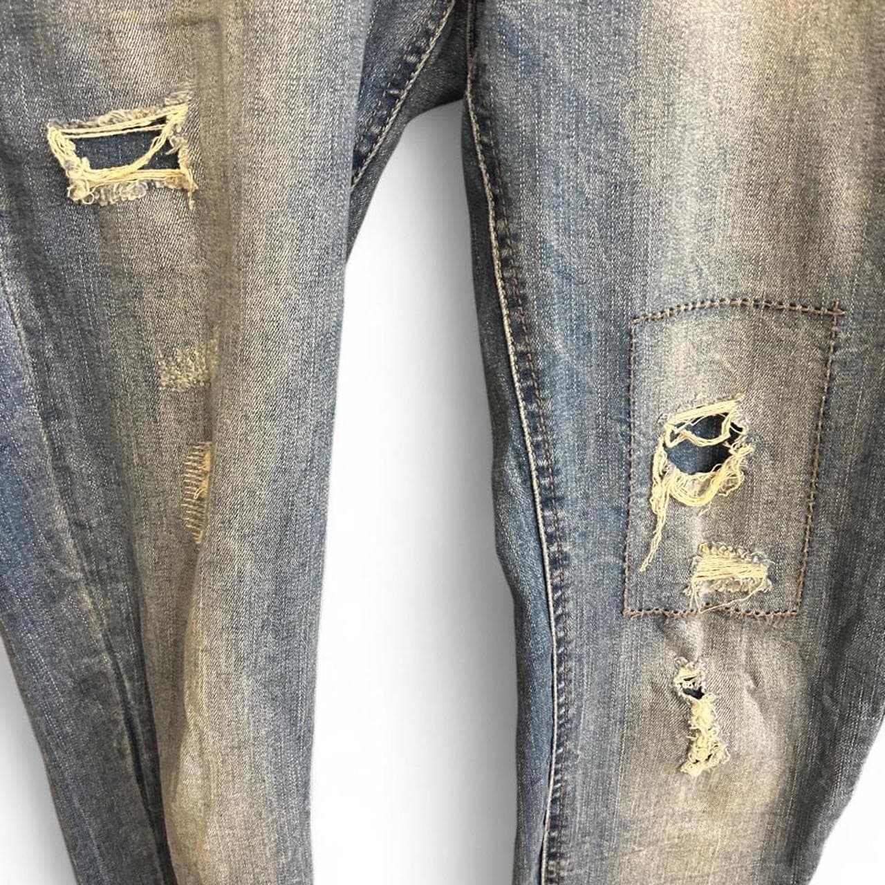 Vintage Lee Cooper Distressed Straight Leg Jeans — photo 3 of 6