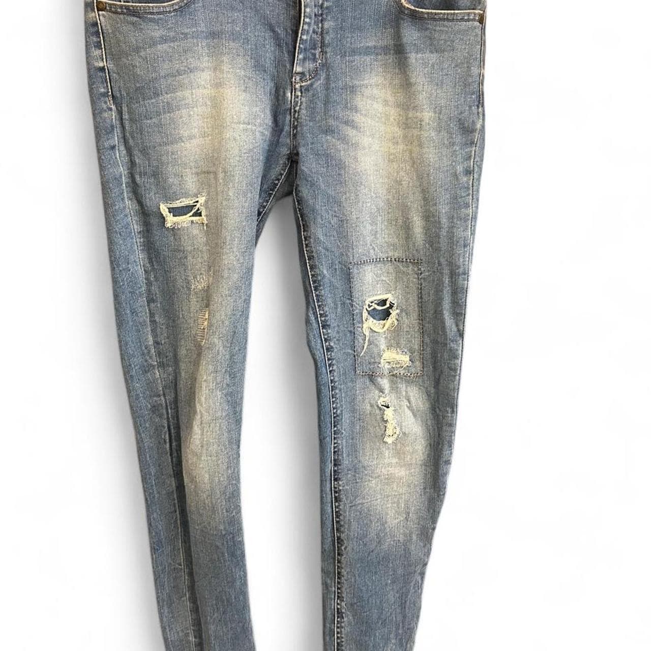 Vintage Lee Cooper Distressed Straight Leg Jeans — photo 5 of 6