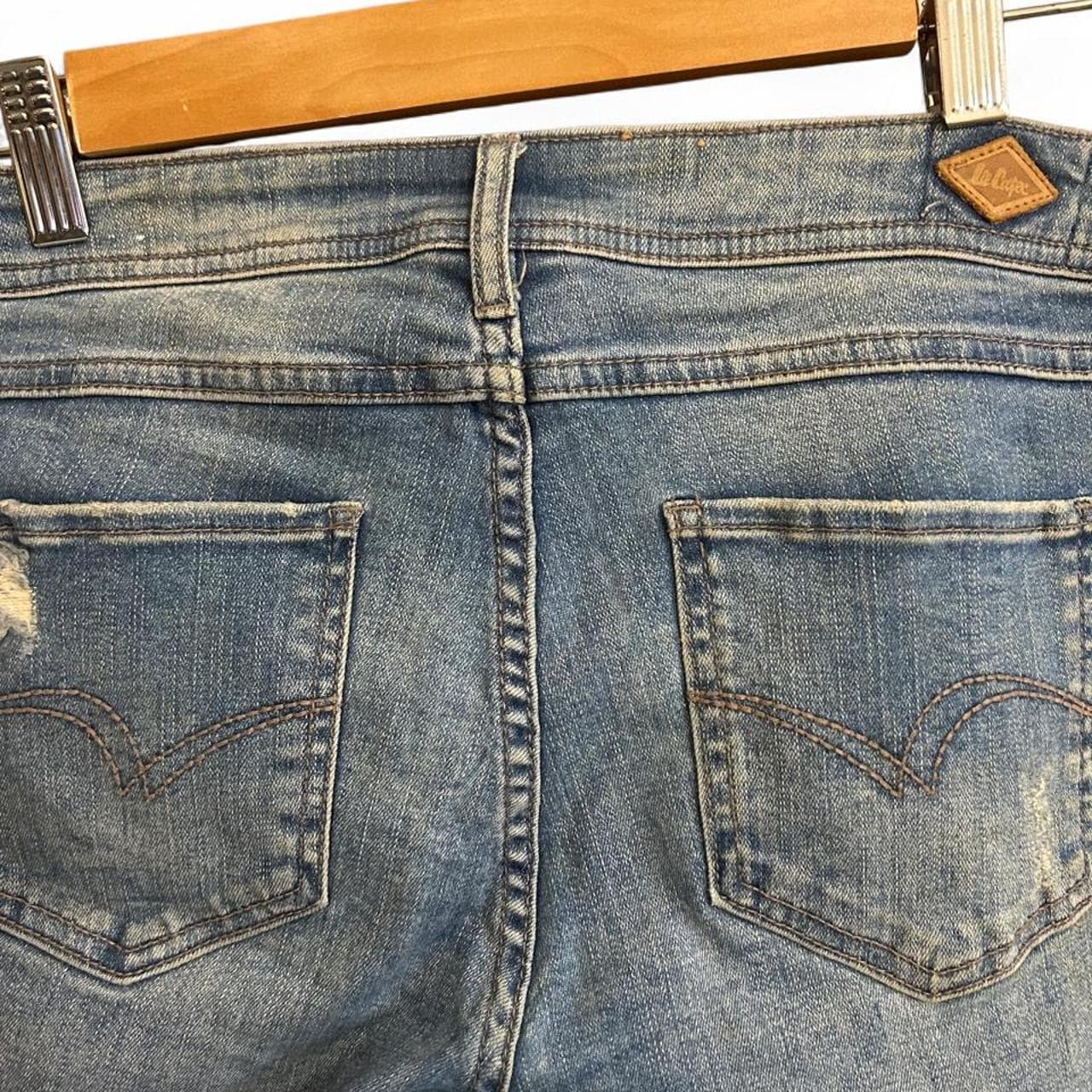 Vintage Lee Cooper Distressed Straight Leg Jeans — photo 6 of 6