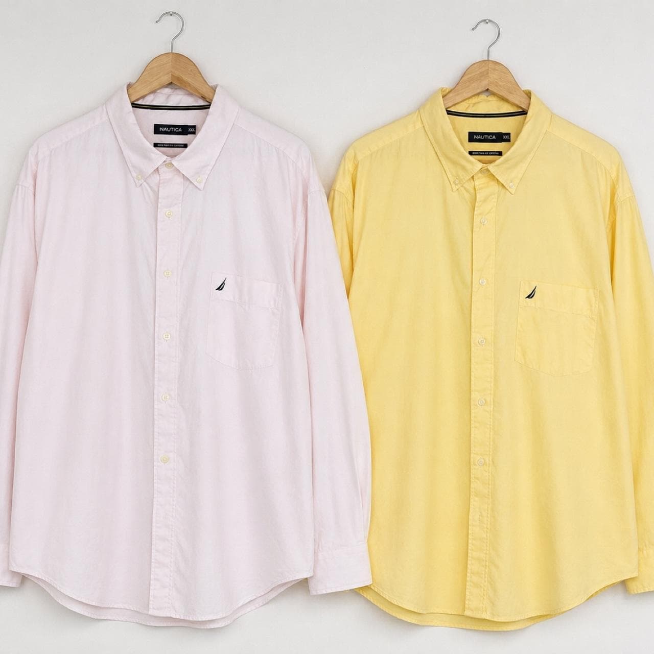 Nautica Men's Two-Ply Cotton Long Sleeve Button-Down Shirt Bundle — photo 1 of 5