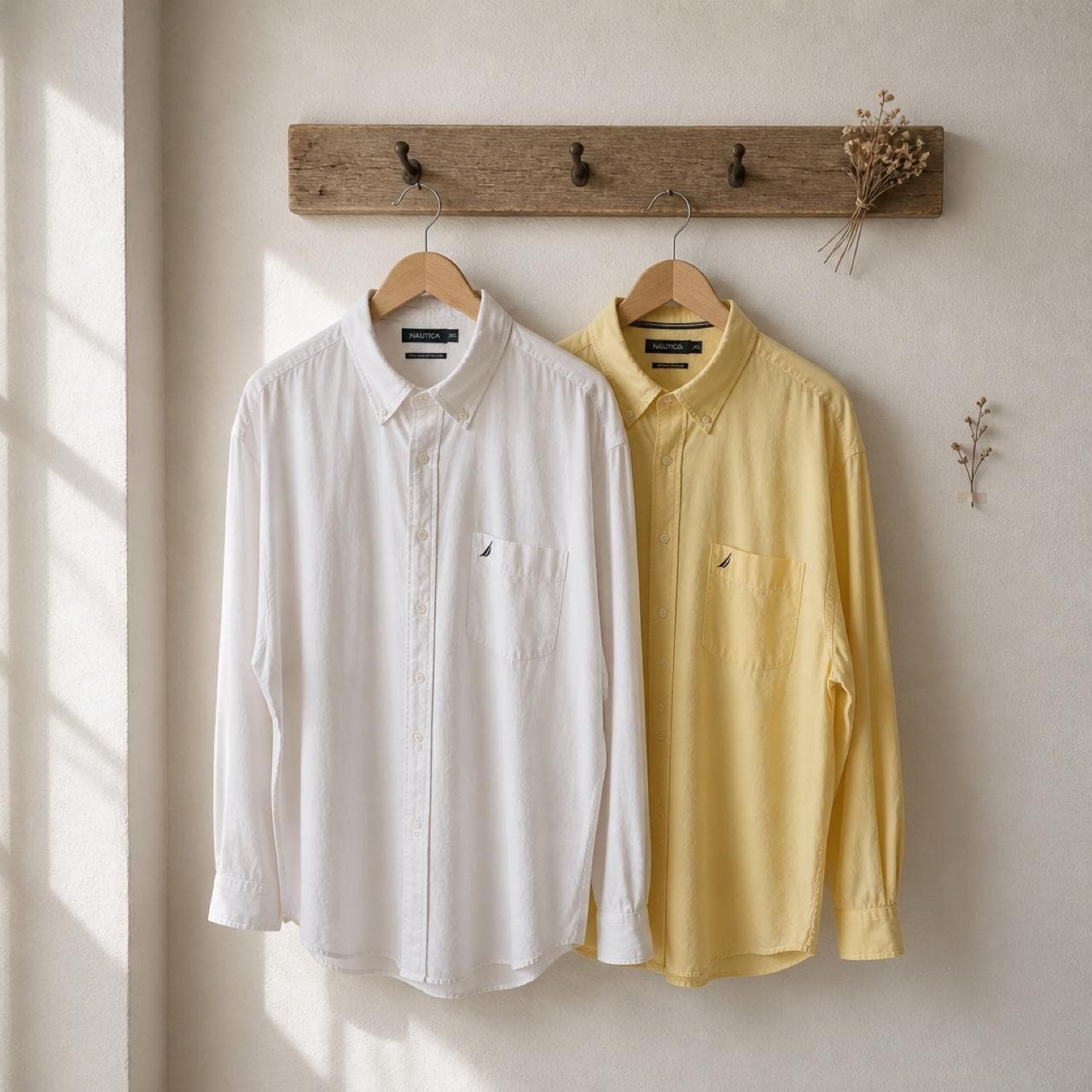 Nautica Men's Two-Ply Cotton Long Sleeve Button-Down Shirt Bundle — photo 2 of 5