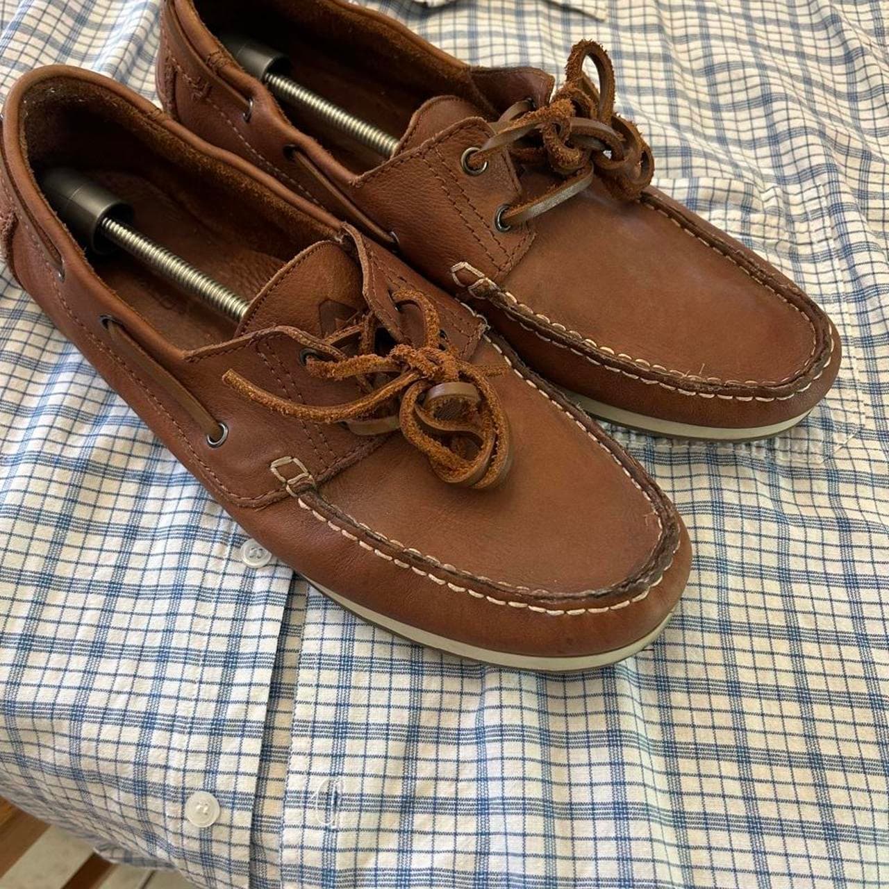 Colorado Men's Leather Boat Shoes — photo 1 of 3
