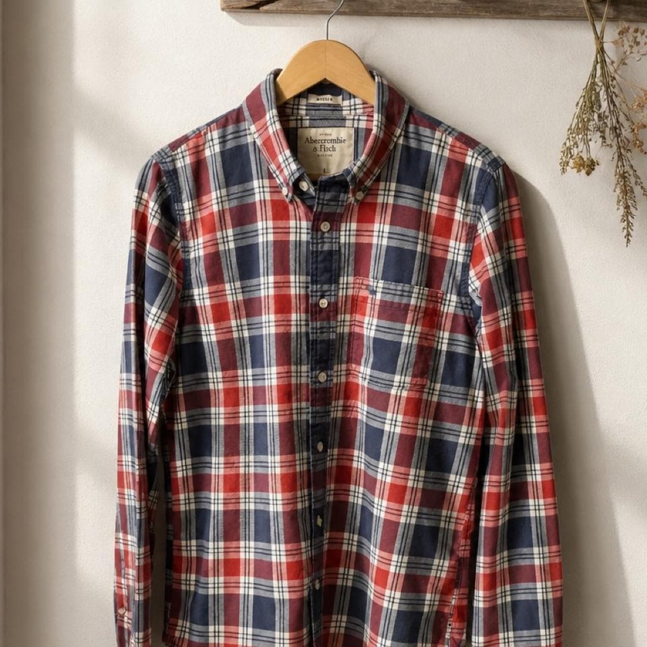 Abercrombie & Fitch Men's Muscle Fit Check Shirt — photo 2 of 4