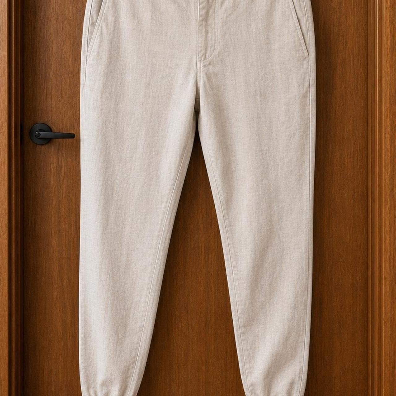 Perry Ellis Men's Slim Fit Linen Blend Jogger Pants — photo 2 of 4
