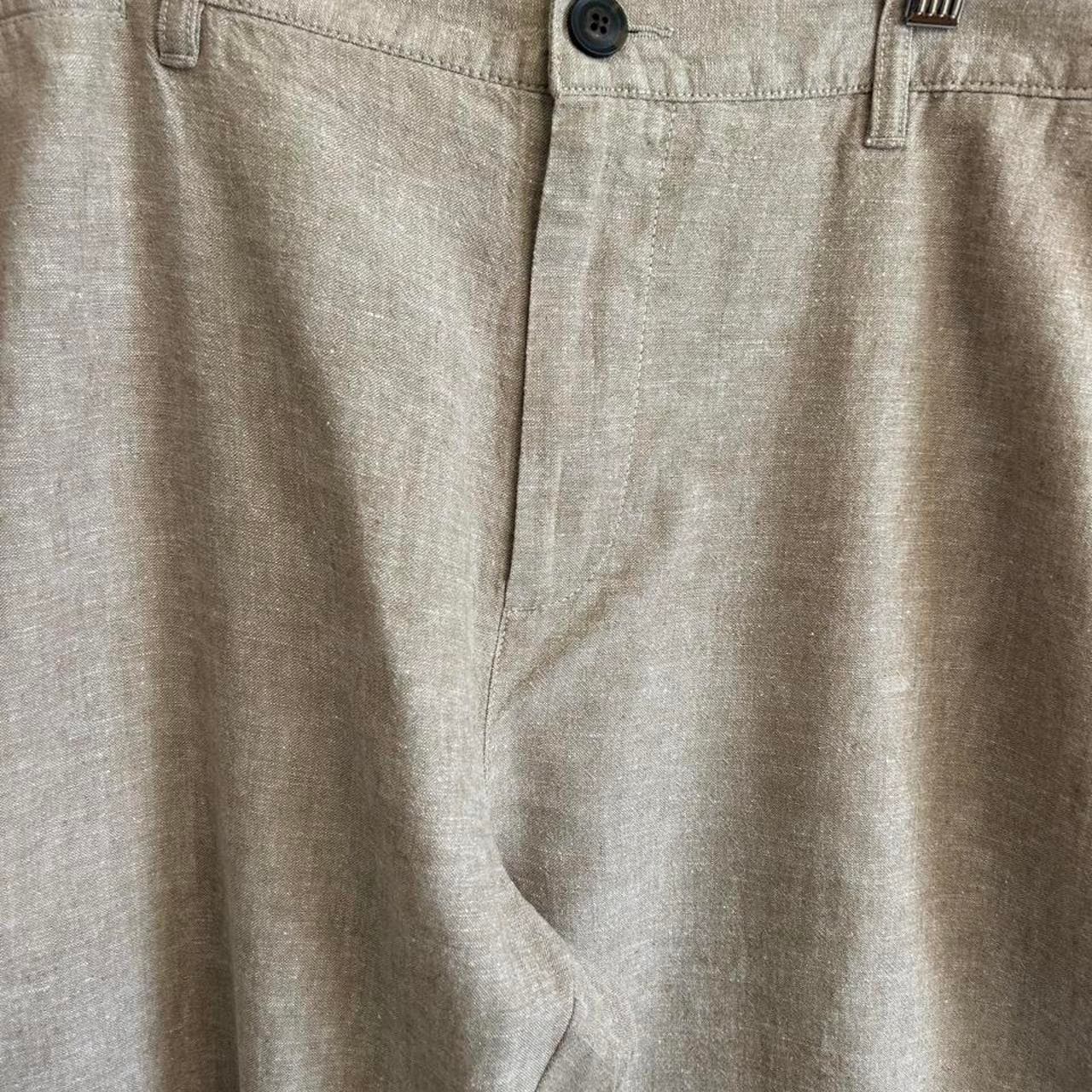 Perry Ellis Men's Slim Fit Linen Blend Jogger Pants — photo 4 of 4