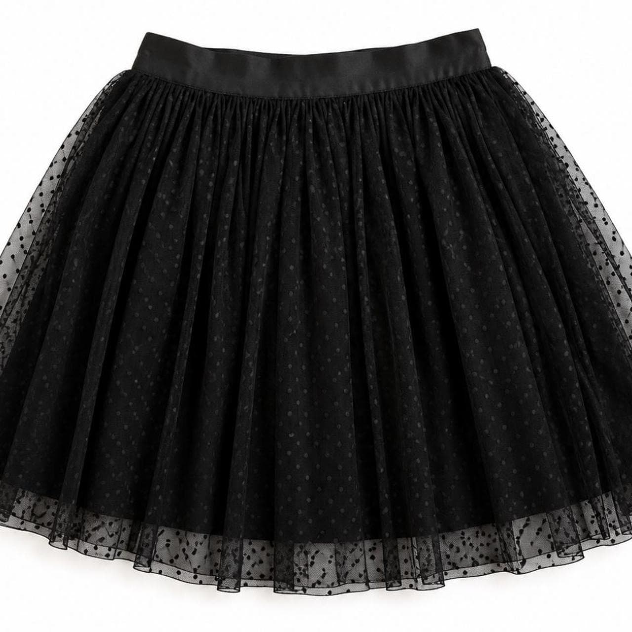Alannah Hill Black Swiss Dot Tulle Skirt — photo 2 of 4