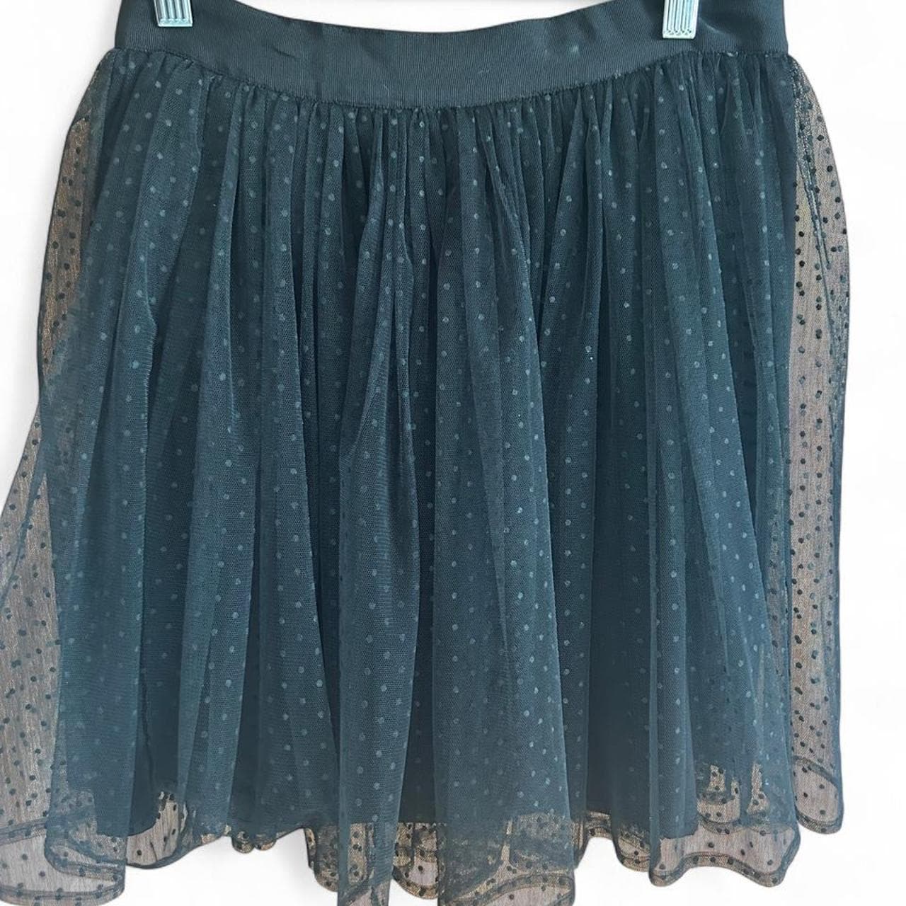 Alannah Hill Black Swiss Dot Tulle Skirt — photo 3 of 4
