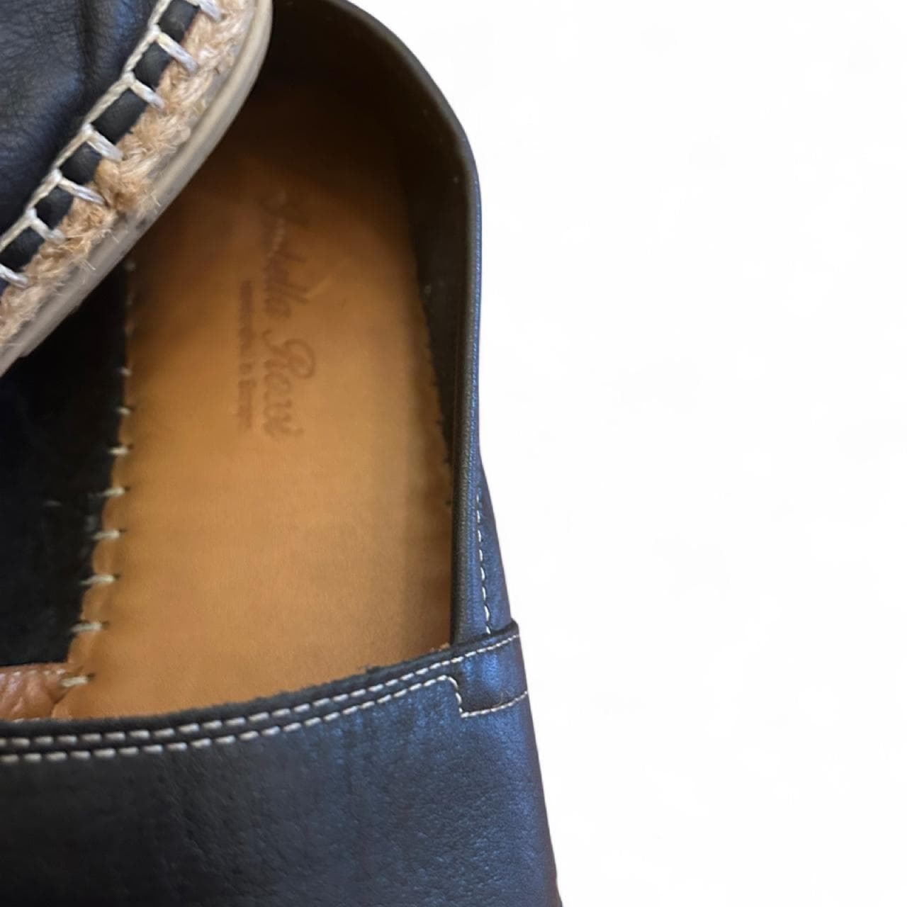 Isabella Rossi Leather Espadrille Flats — photo 5 of 5