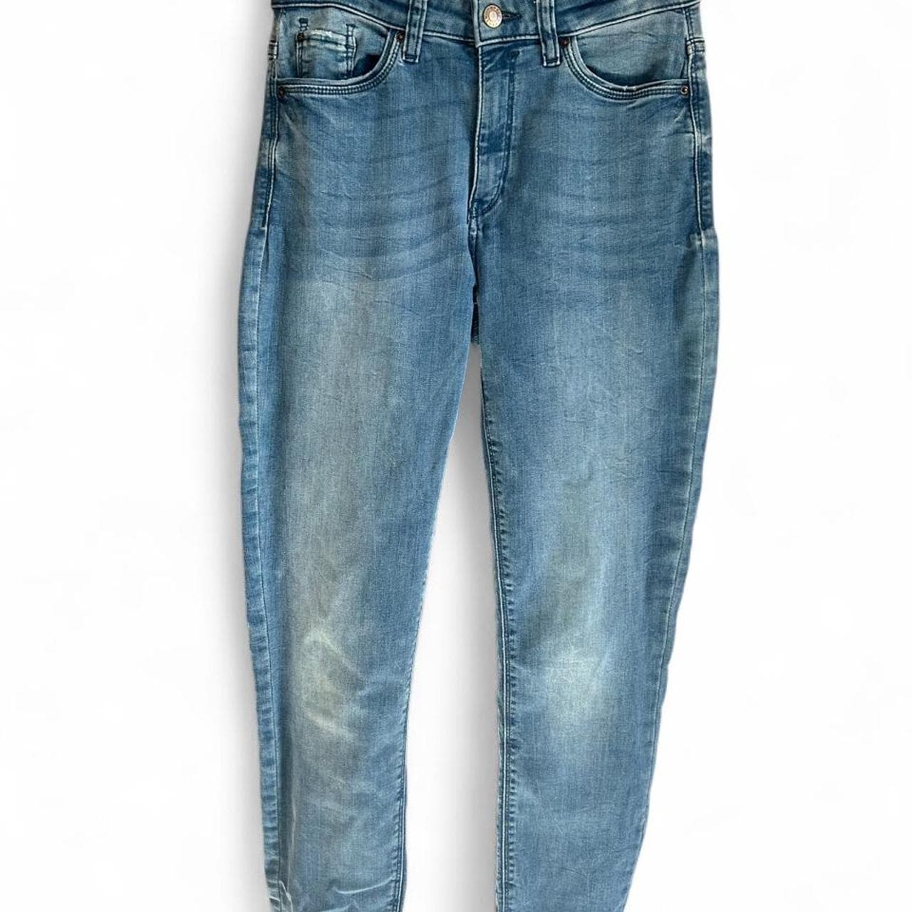 Esprit Women's Straight Leg Jeans In Light Blue Wash — photo 3 of 6
