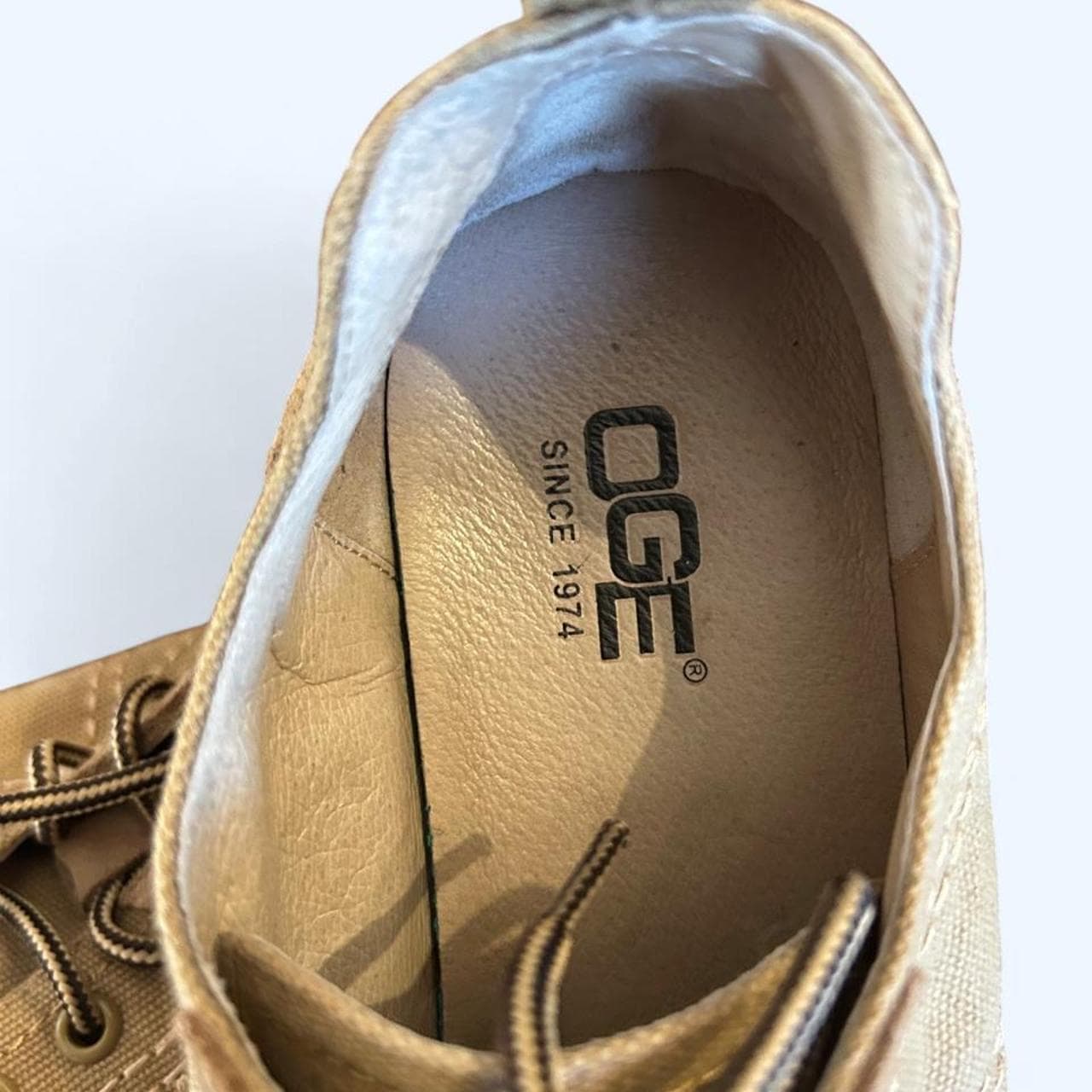 OGE Women's Lace-Up Casual Shoes Tan — photo 3 of 3