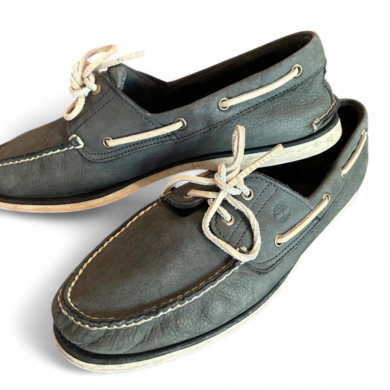 Timberland Classic Leather Boat Shoes Navy Blue — photo 3 of 5