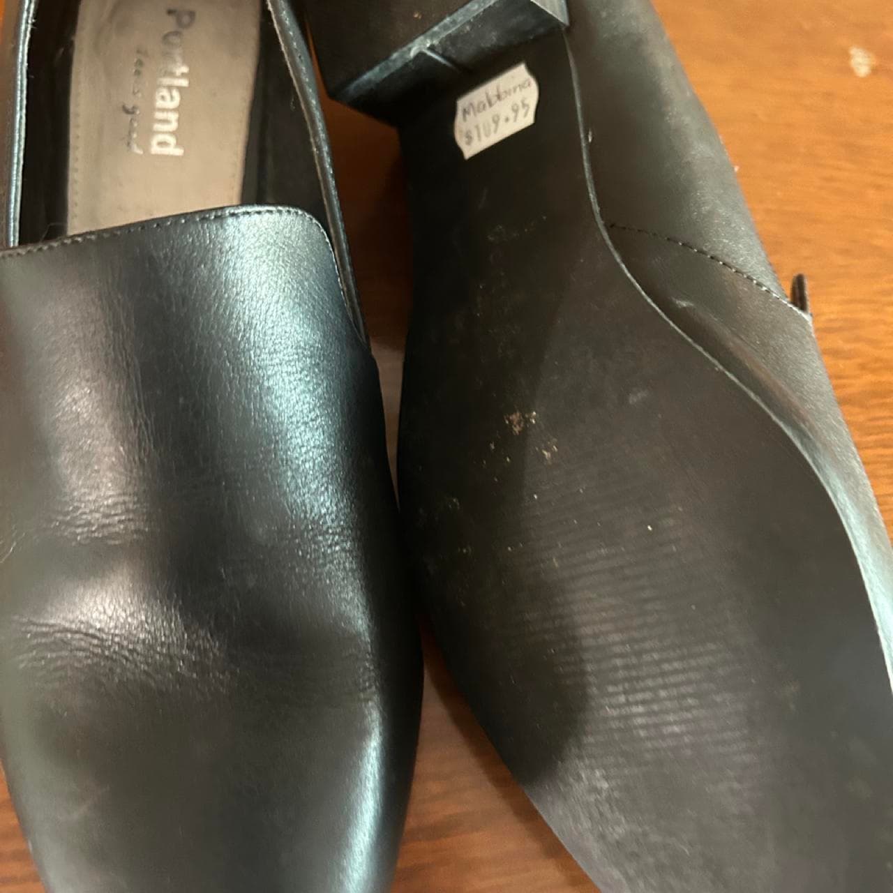 Portland Feel Good Black Leather Court Shoes — photo 3 of 4