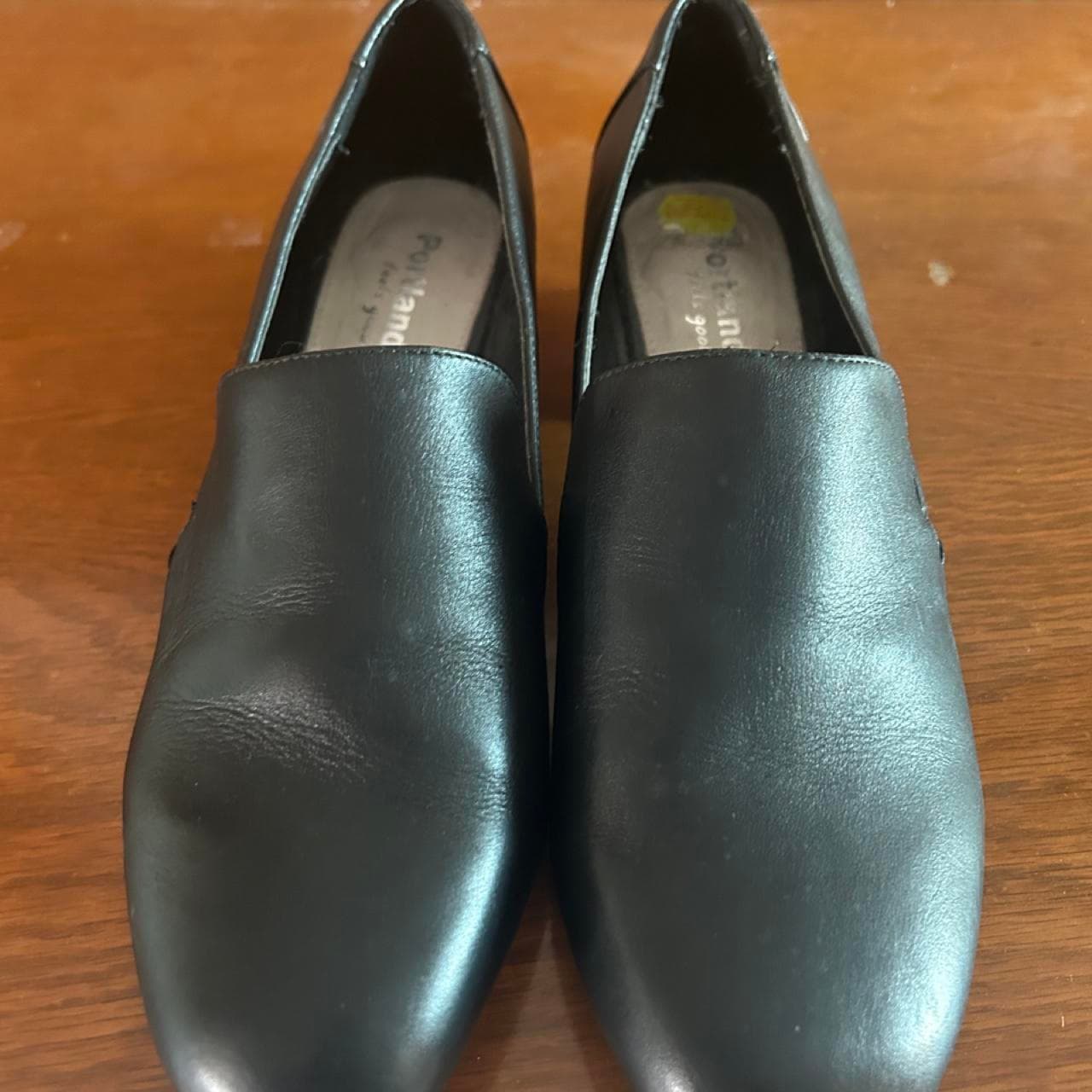 Portland Feel Good Black Leather Court Shoes — photo 4 of 4
