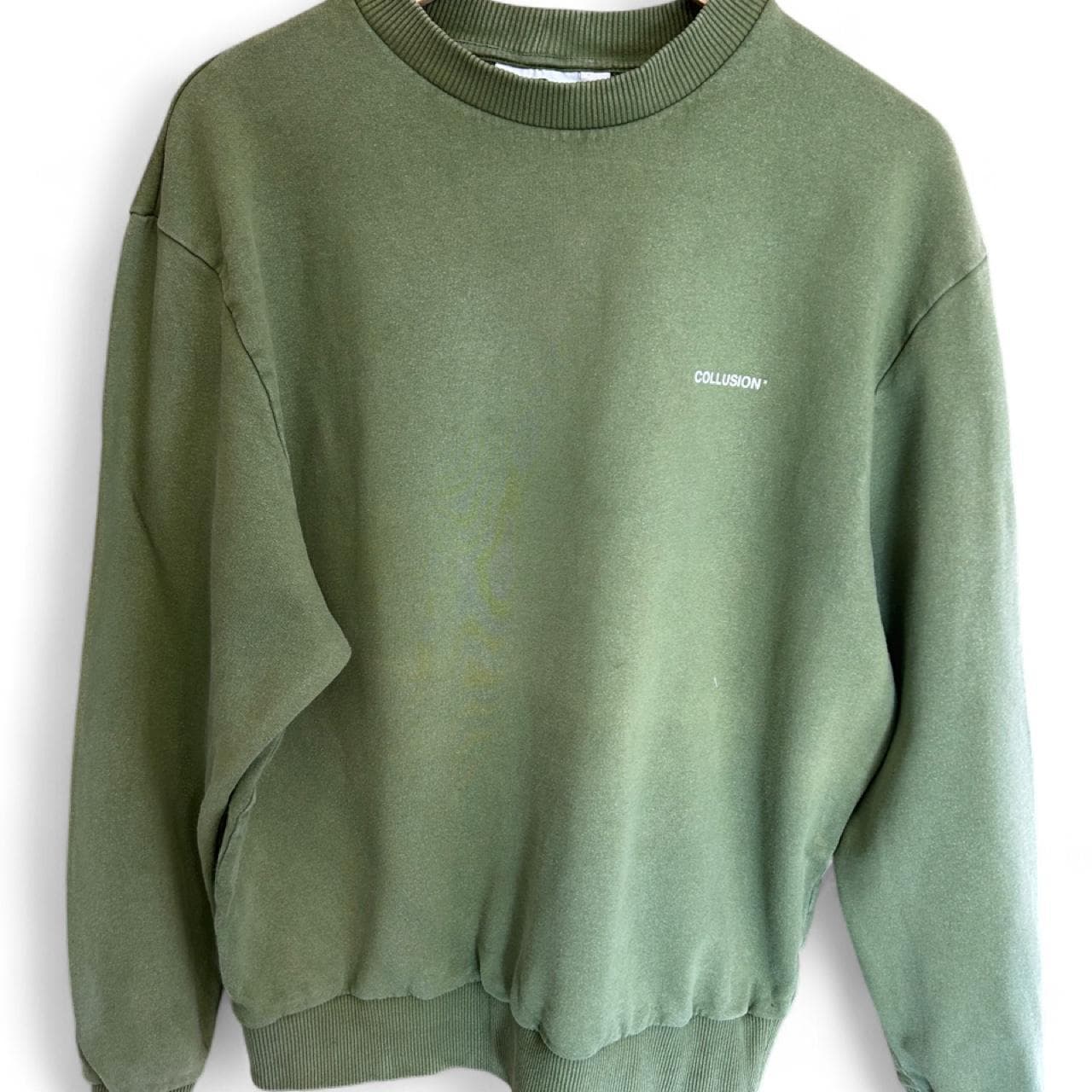 Collusion Forest Green Crewneck Sweatshirt — photo 4 of 4