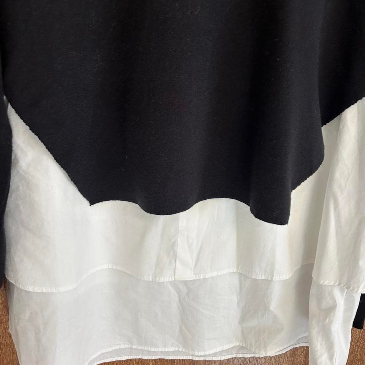 Caroline Morgan Australia Navy Layered Knit Jumper — photo 3 of 6
