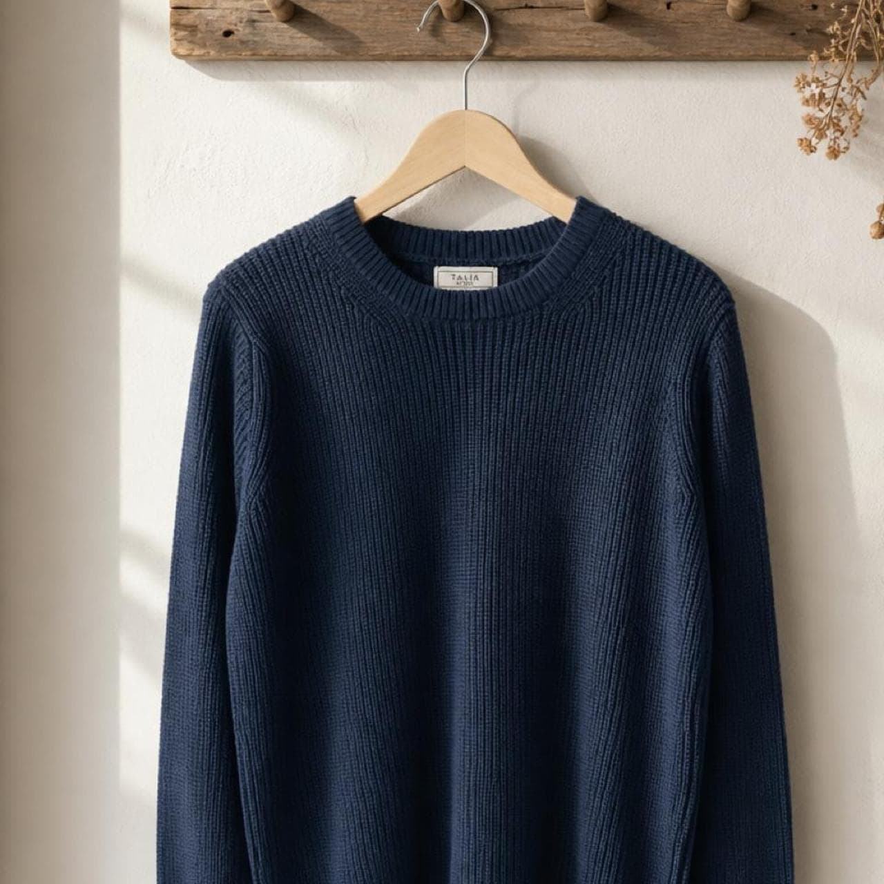 Talia New York Women's Cotton Knit Crew Neck Jumper — photo 2 of 7