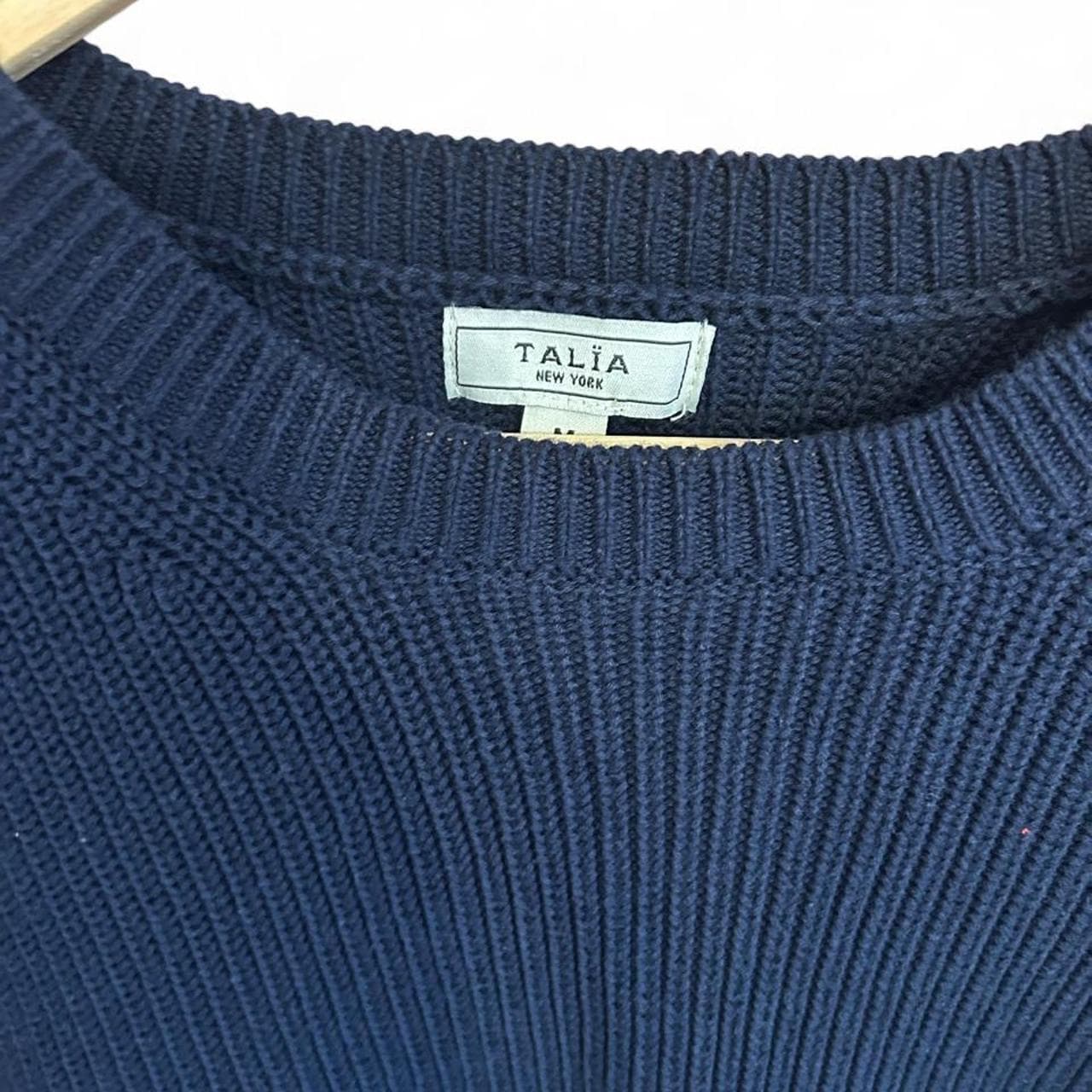 Talia New York Women's Cotton Knit Crew Neck Jumper — photo 3 of 7