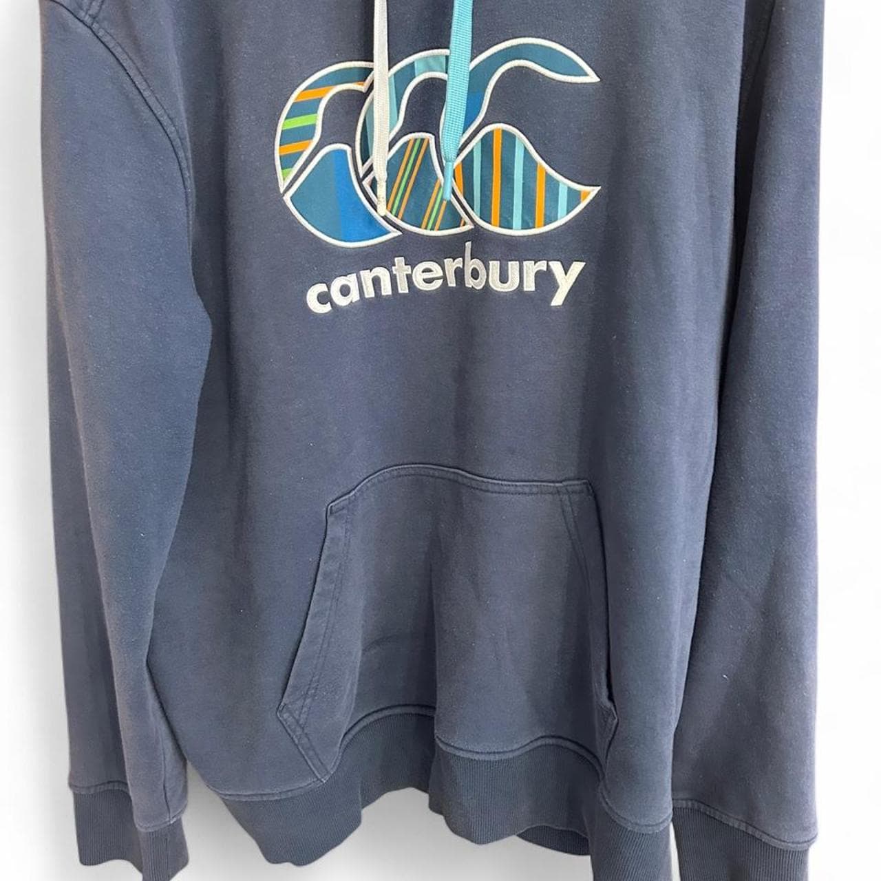 Canterbury Navy Blue Fleece Pullover Hoodie — photo 4 of 5
