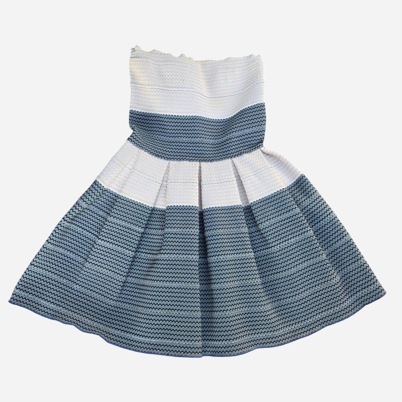 Cooper St Navy And Cream Strapless Dress β photo 3 of 7