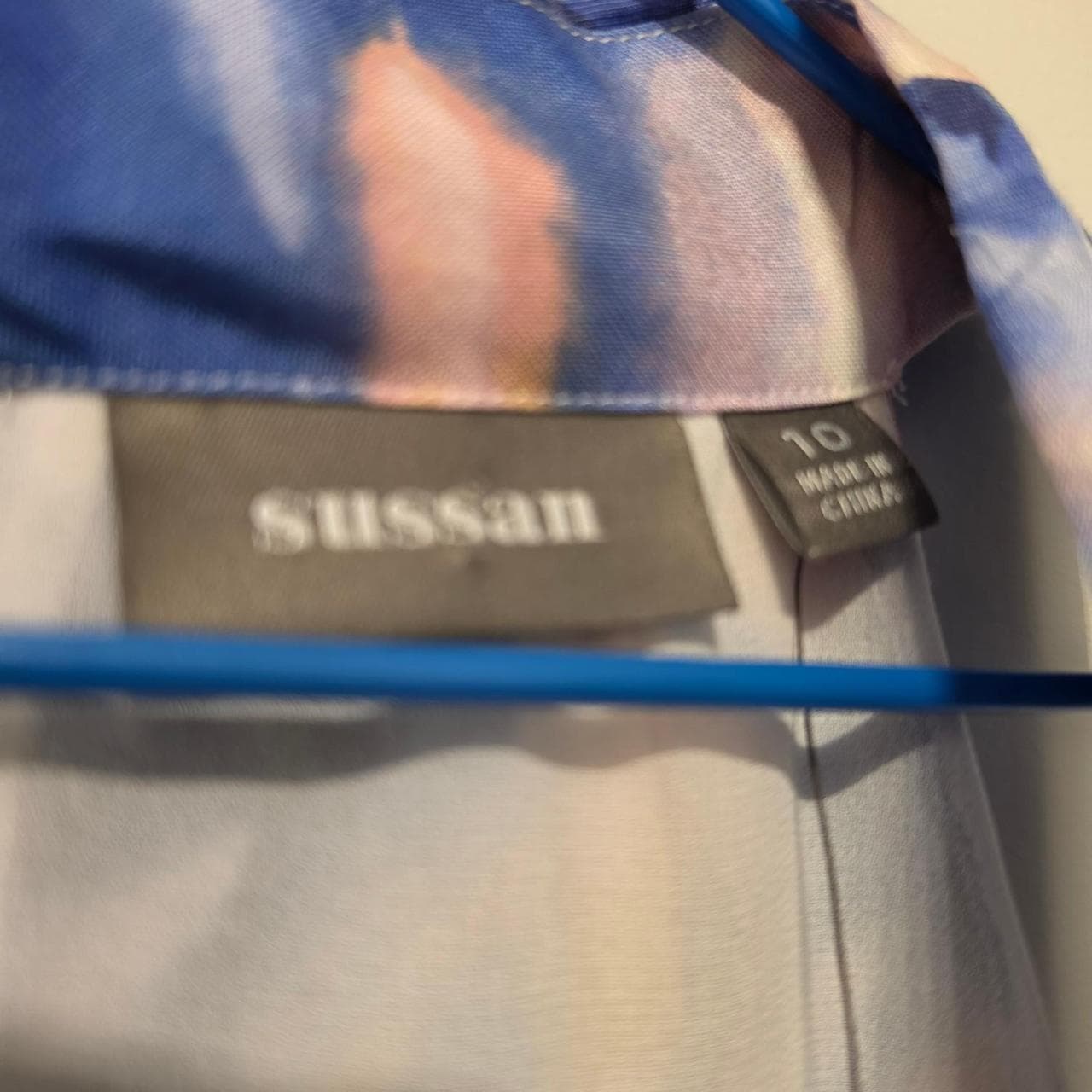 Sussan Blue Maxi Dress With Tie Detail — photo 5 of 8