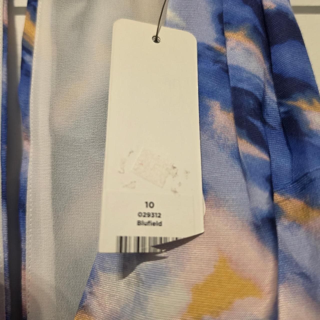 Sussan Blue Maxi Dress With Tie Detail — photo 7 of 8
