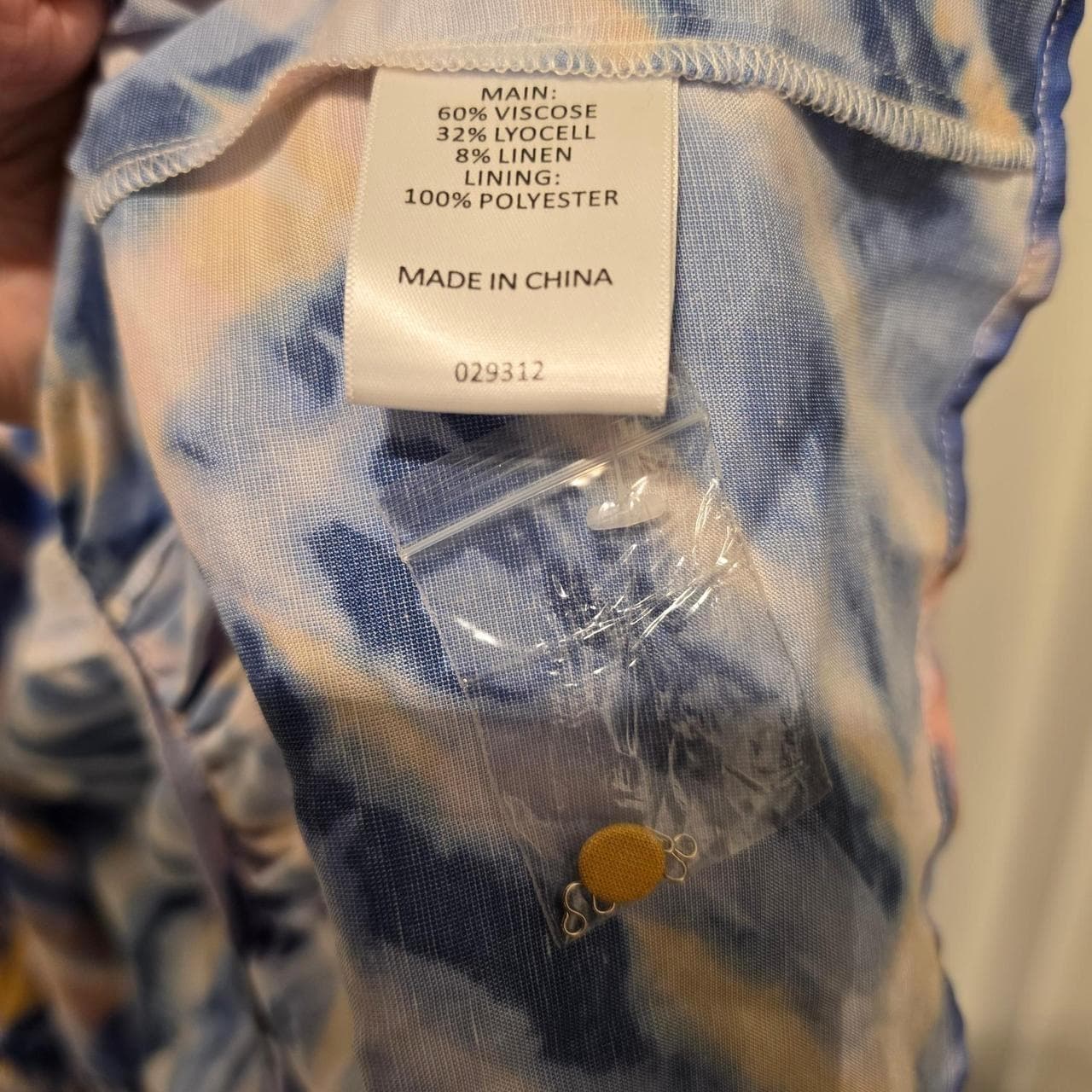 Sussan Blue Maxi Dress With Tie Detail — photo 8 of 8