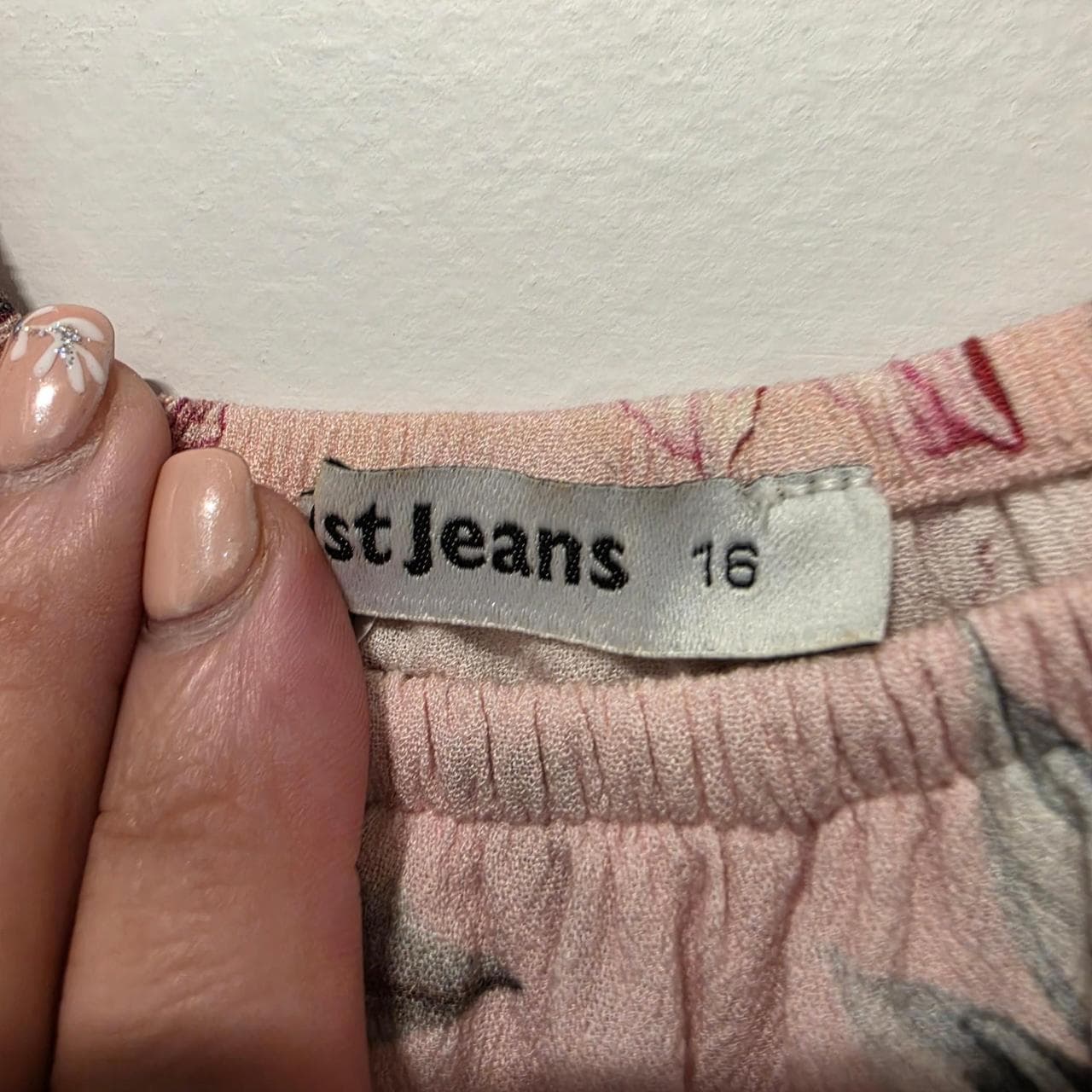 Just Jeans Pink Floral Maxi Dress With Ruffles โ photo 5 of 6