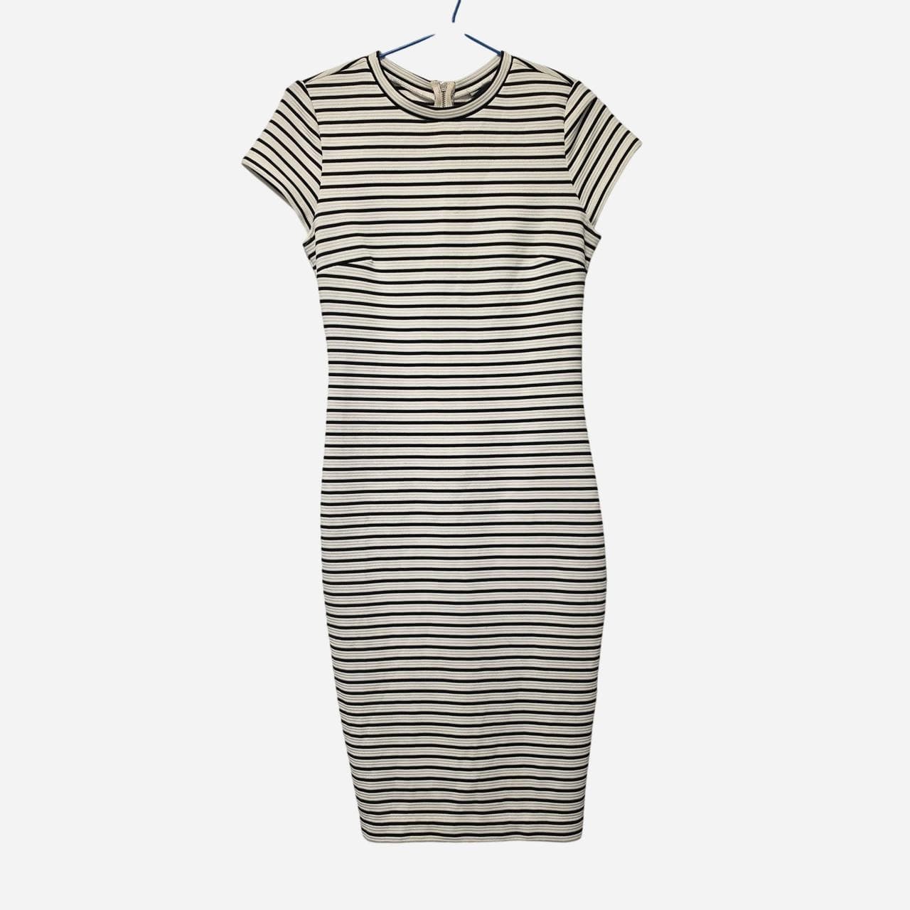 Forever New Black And White Striped Fitted Dress โ photo 3 of 7