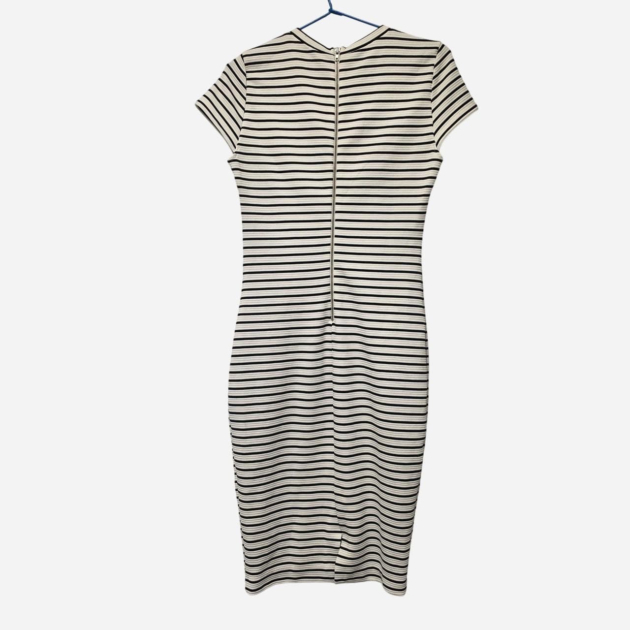 Forever New Black And White Striped Fitted Dress โ photo 5 of 7
