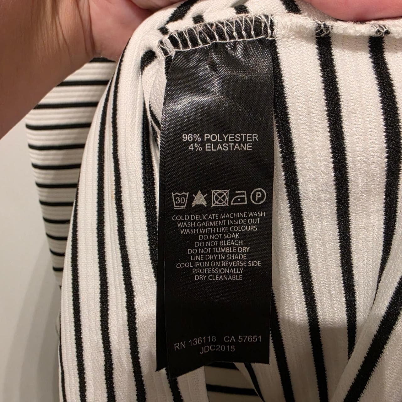 Forever New Black And White Striped Fitted Dress โ photo 7 of 7