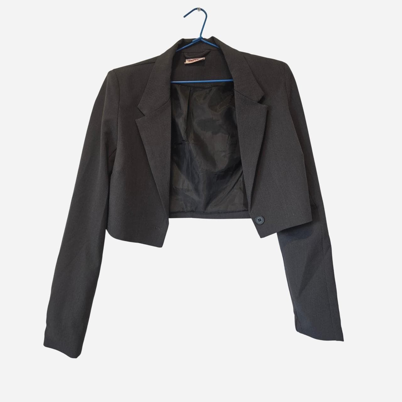 Showpo Charcoal Cropped Blazer โ photo 3 of 8