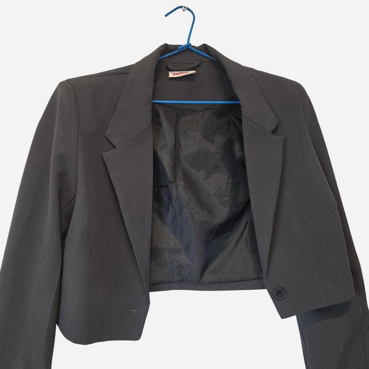Showpo Charcoal Cropped Blazer โ photo 4 of 8