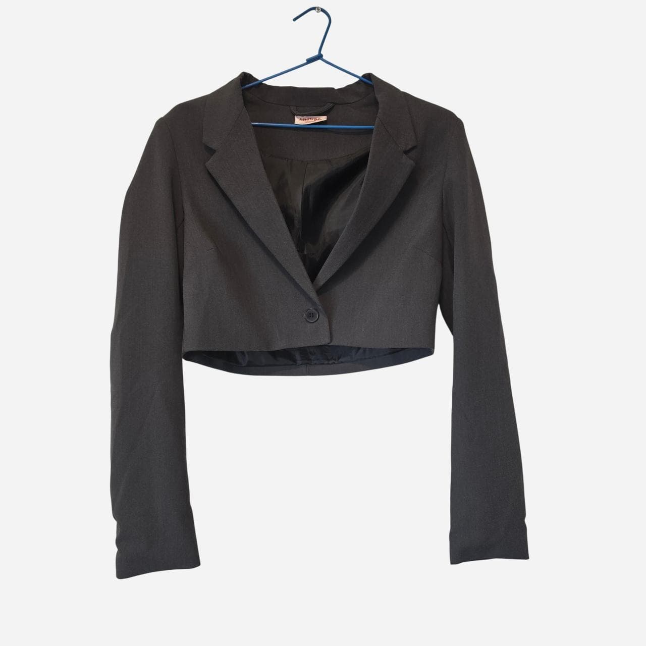 Showpo Charcoal Cropped Blazer โ photo 5 of 8