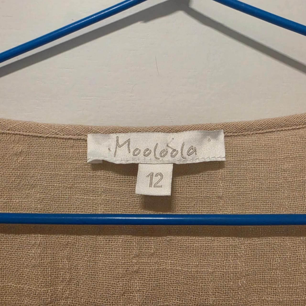 Mooloola Cream Cotton Tie Front Blouse โ photo 5 of 6