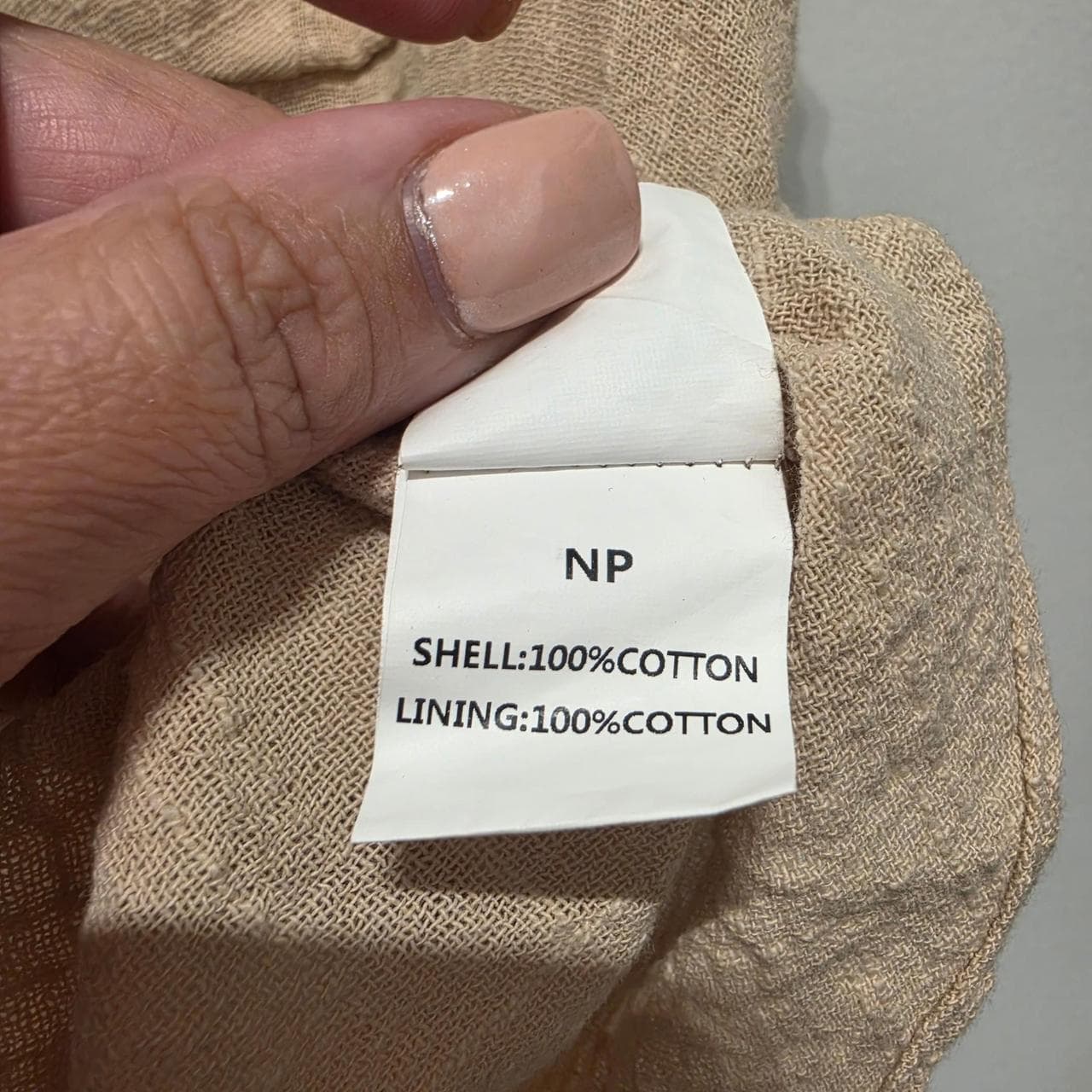 Mooloola Cream Cotton Tie Front Blouse โ photo 6 of 6