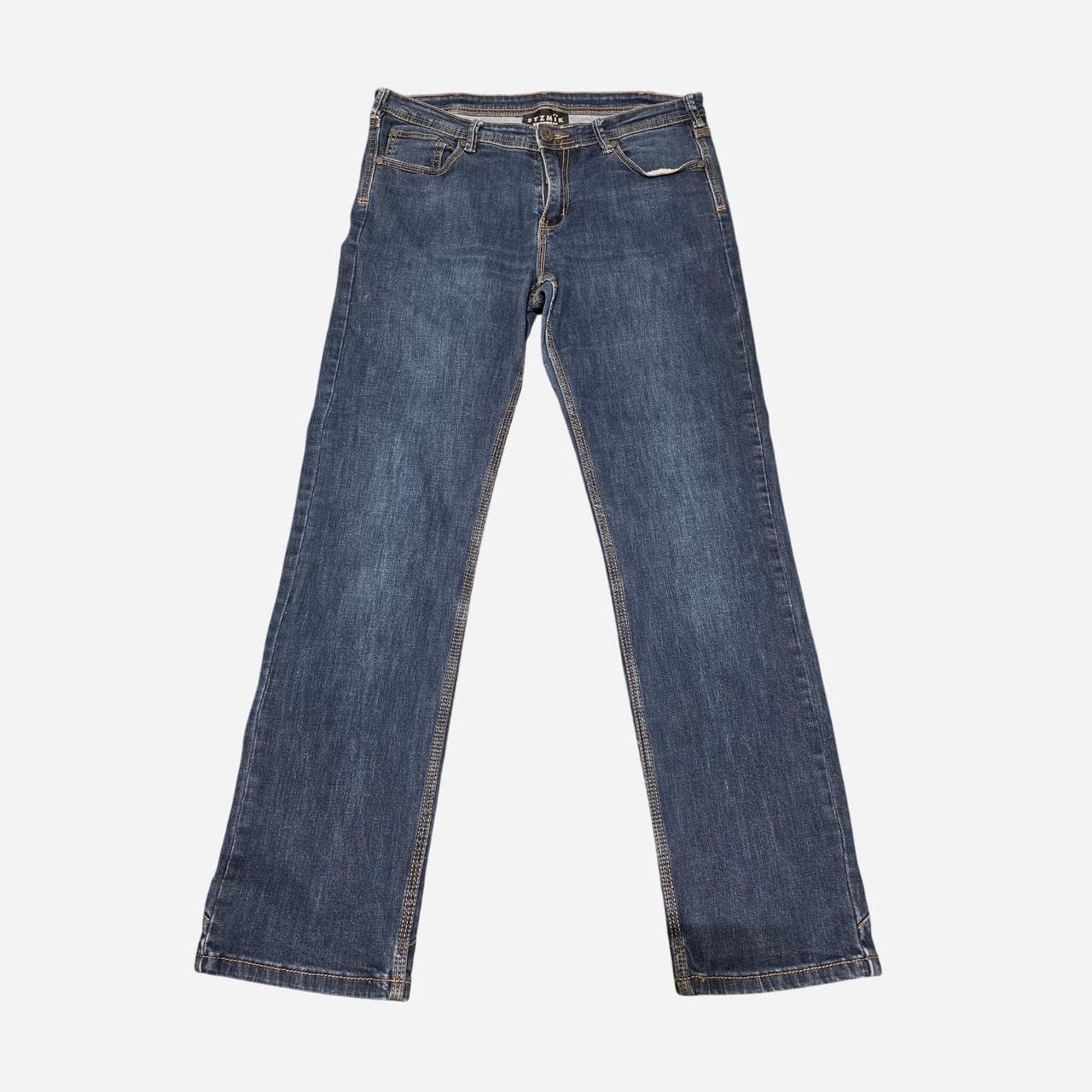 Syzmjk Blue Denim Workwear Jeans β photo 4 of 8
