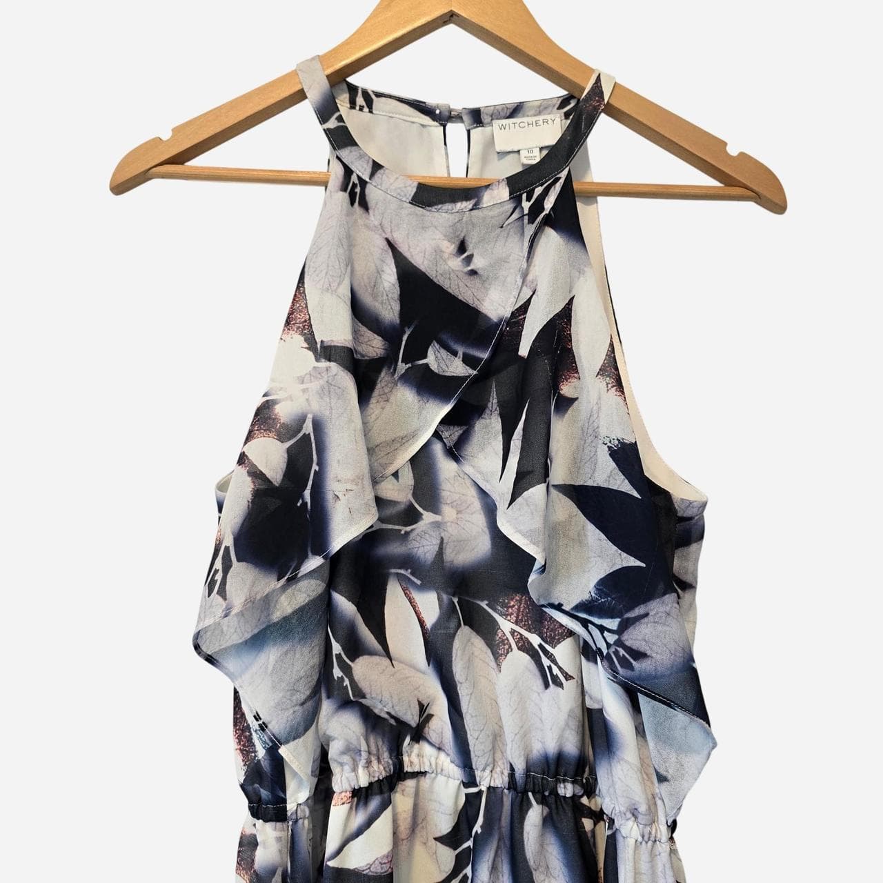 Witchery Navy Floral Dress β photo 3 of 6