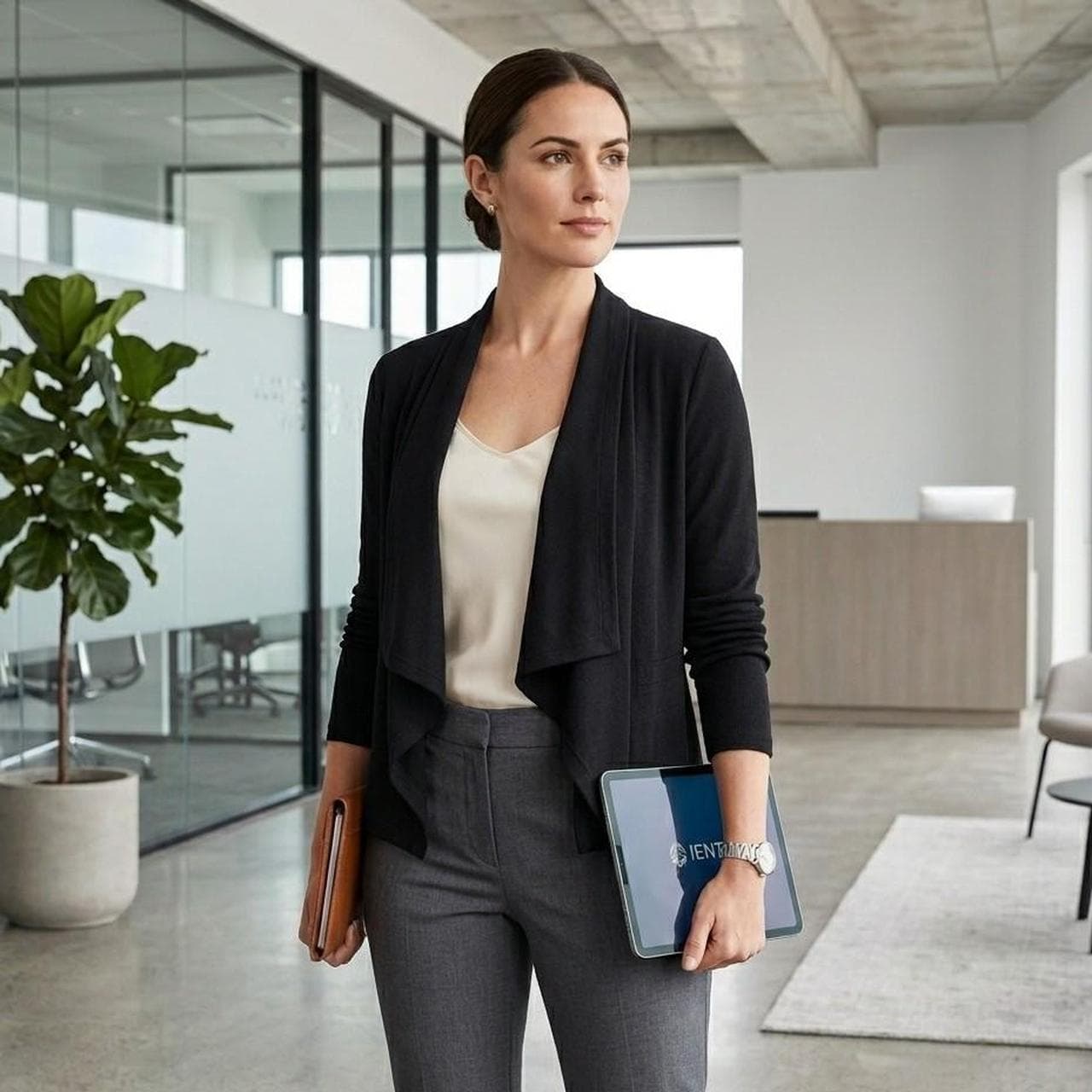 Target Black Drape Cardigan β photo 1 of 4